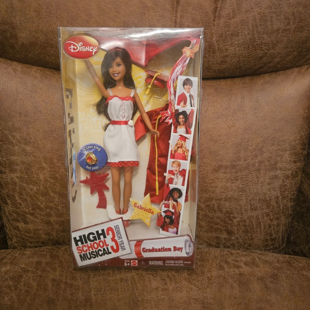 Disney High School Musical 3 Gabriella Graduation Day Doll Mattel N6846 NIB